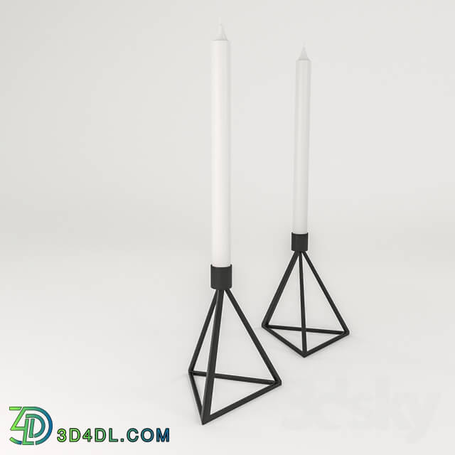 Other decorative objects - HM Triangle Candlestick