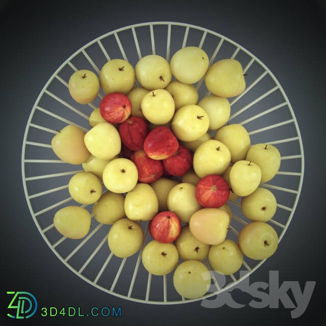 Food and drinks - vase with apples