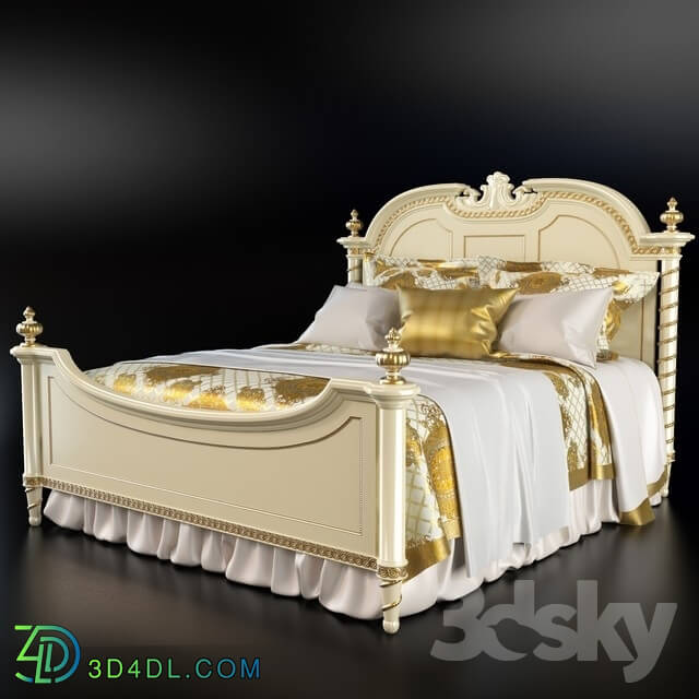 Bed - Bed Riva Mobili D__39_arte collection Hermitage