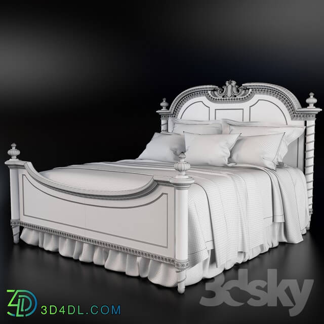 Bed - Bed Riva Mobili D__39_arte collection Hermitage