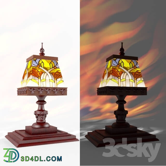 Table lamp - stained glass lamp