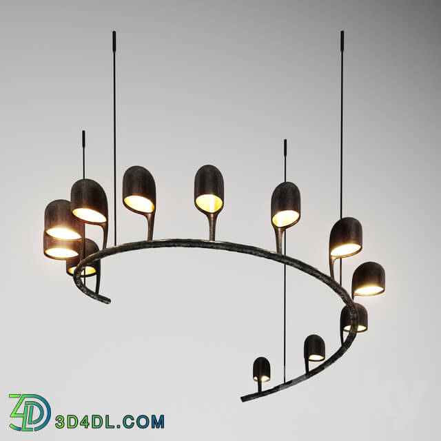 Ceiling light - spiral chandelier