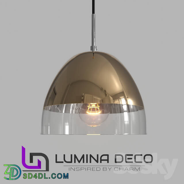 Ceiling light - _OM_ Pendant lamp Lumina Deco Arteni gold