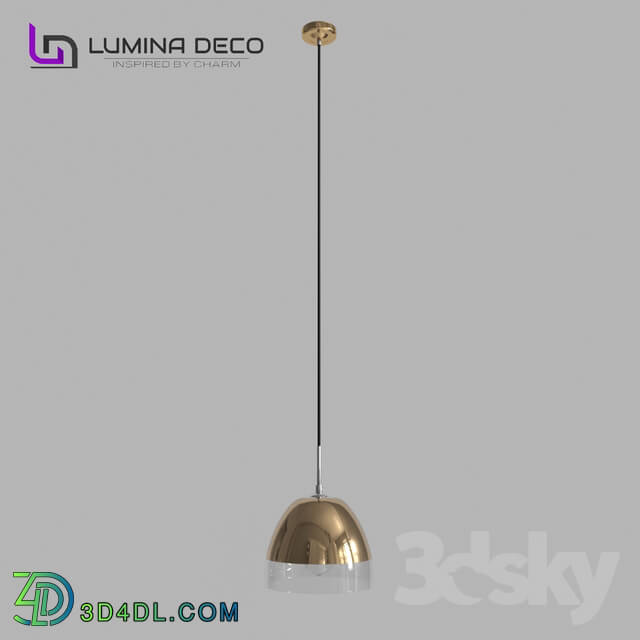 Ceiling light - _OM_ Pendant lamp Lumina Deco Arteni gold