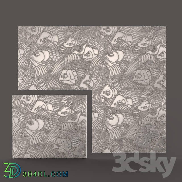 Decorative plaster - Decor for wall 3dpanel