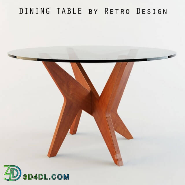 Table - DINING TABLE original design by Retro Design.