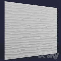 3D panel - Panel Short Wave. 