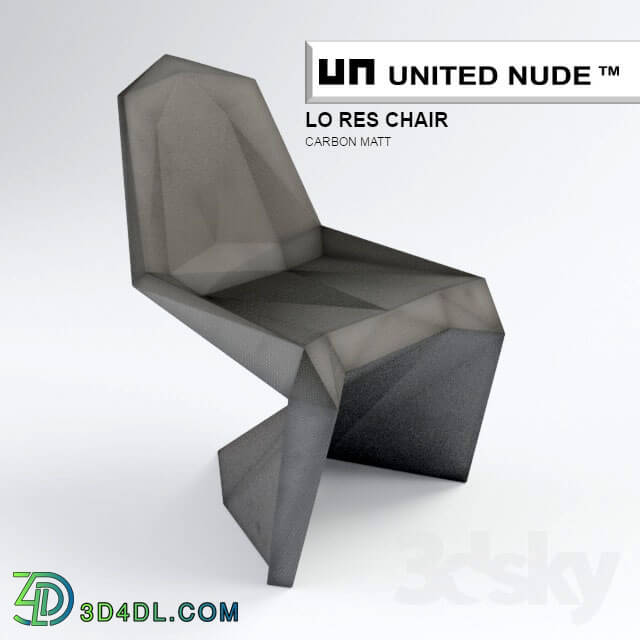 Chair - Lo Res carbon matt _silver matt_