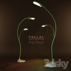 Floor lamp - Leaf Lamp by Sofian Tallal 