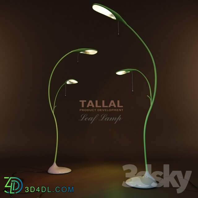 Floor lamp - Leaf Lamp by Sofian Tallal