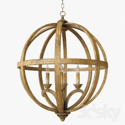 Ceiling light - Currey and Company - Axel Orb Chandelier Lighting 