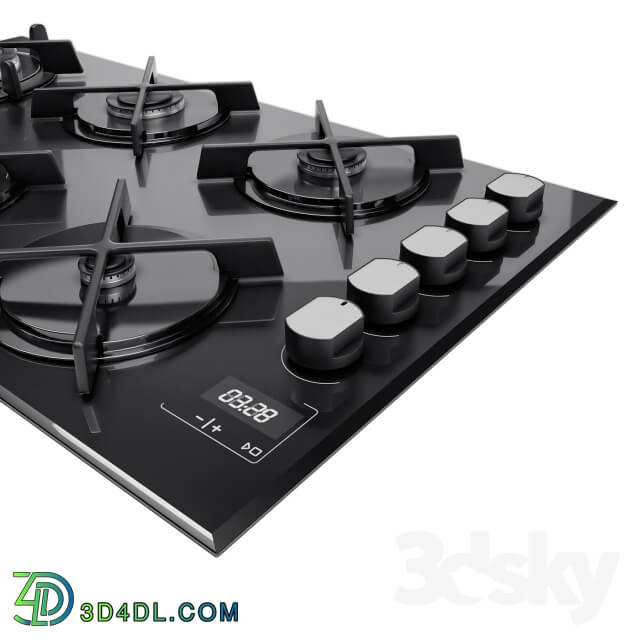 Kitchen appliance - Black Gas Cooktop