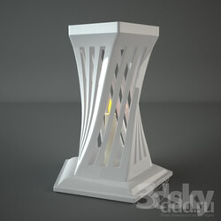 Table lamp - twist candle lamp 