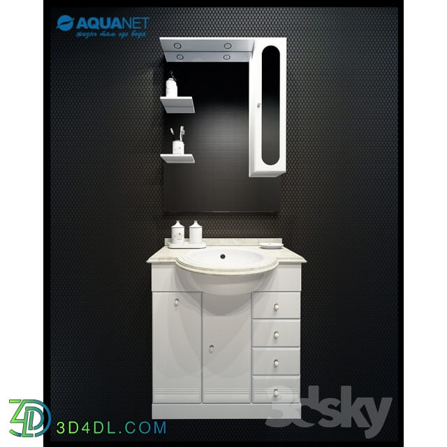 Bathroom furniture - Aquanet Marseille 80