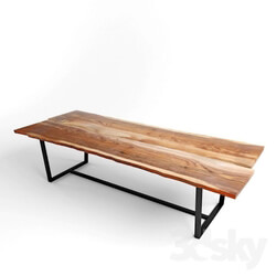 Table - Table of pine boards 