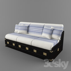 Sofa - sofa in a maritime style with pillows Caroti 