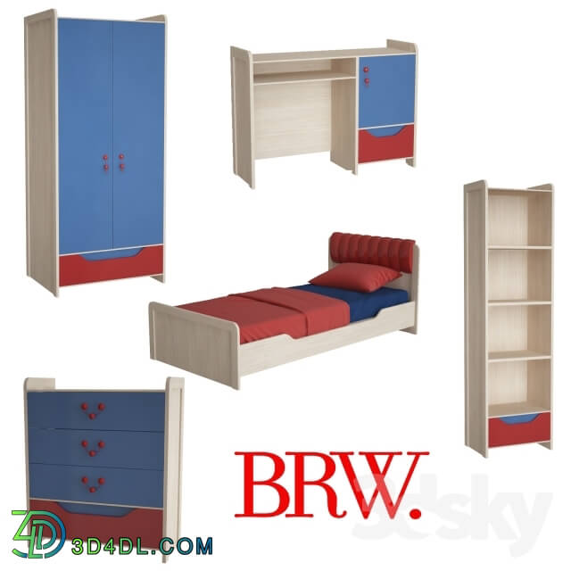 Full furniture set - Children BRW HiHot