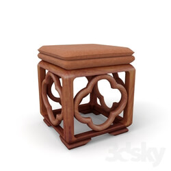 Chair - Chinese style blossom stool 