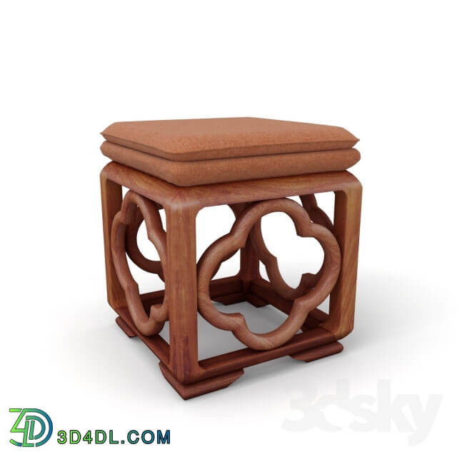 Chair - Chinese style blossom stool