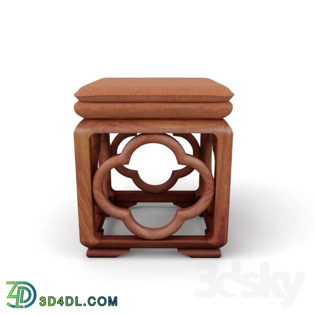 Chair - Chinese style blossom stool