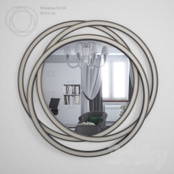 Mirror - Mirror in the frame of the modern Scroll 