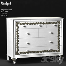 Sideboard _ Chest of drawer - Commode Volpi_ Angelica 2558 