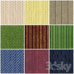 Fabric - The texture of knitted fabric 