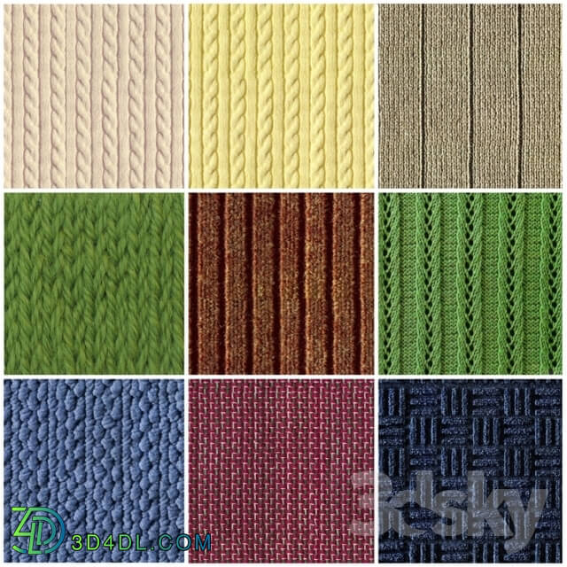 Fabric - The texture of knitted fabric