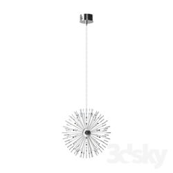 Ceiling light - 39262 LED suspension VIVALDO_ 32X1_2W _G4-LED__ steel _ chrome _ crystal _ transparent 