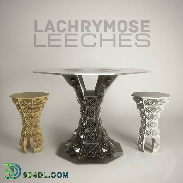 Table _ Chair - Lachrymose leeches set