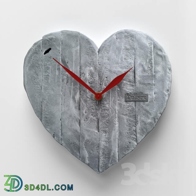 Other decorative objects - Heart clock