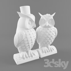 Sculpture - Owl Couple 