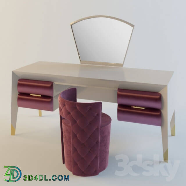 Other - dressing table with pouf