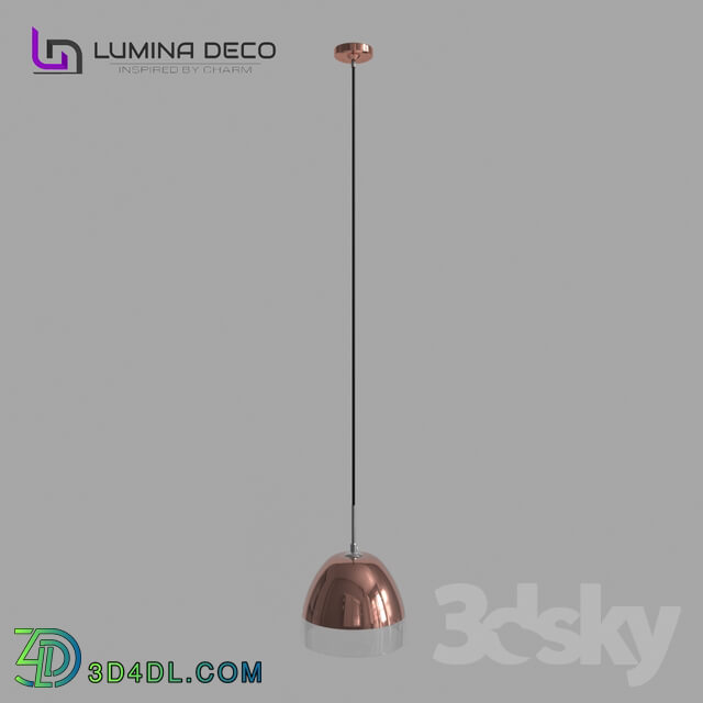 Ceiling light - _OM_ Pendant lamp Lumina Deco Arteni pink gold