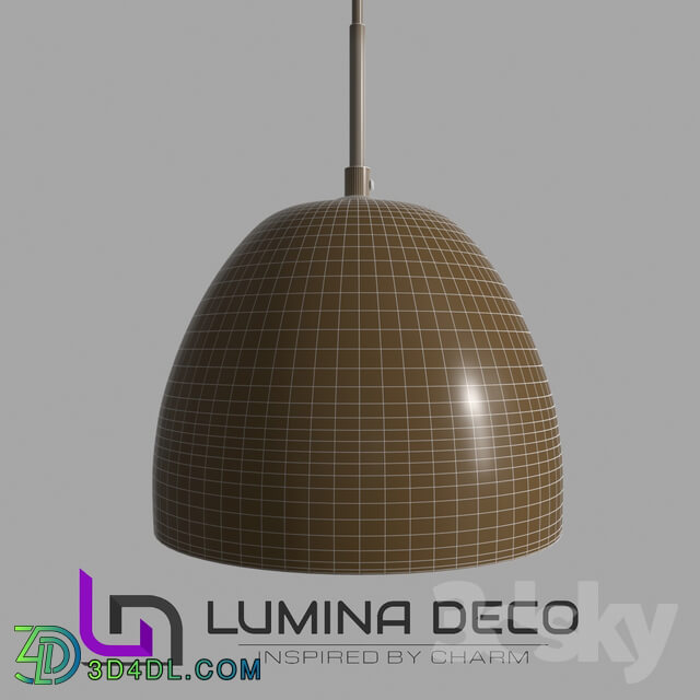 Ceiling light - _OM_ Pendant lamp Lumina Deco Arteni pink gold