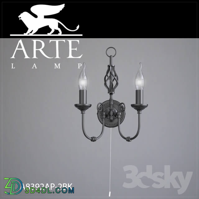 Ceiling light - Sconce Arte Lamp A8392AP-2BK