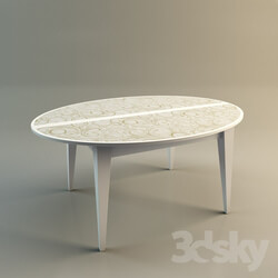 Table - Small table with a pattern 