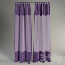 Curtain - Curtains on its hinges purple 