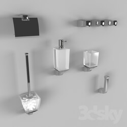 Bathroom accessories - Dornbracht square accessories 