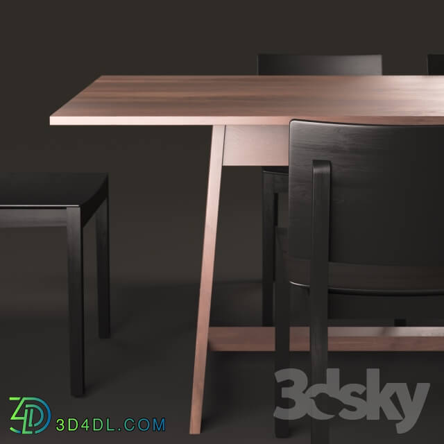 Table _ Chair - Zeitraum Tavola Zeitraum Finn