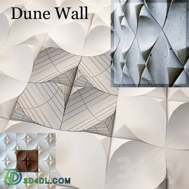 Other decorative objects - Dune Wall 3d panels