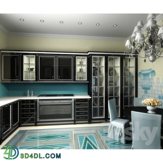 Kitchen - Grand Gourmet Kitchen Brummel Cucine