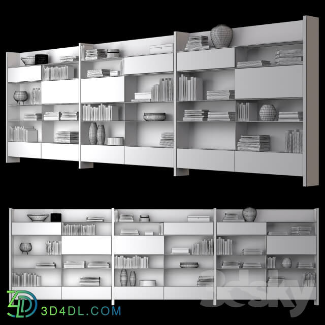 Wardrobe _ Display cabinets - Rack Varenna Poliform MYLIFE