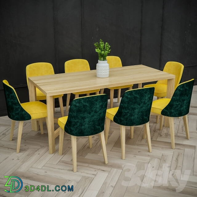 Table _ Chair - furniture set