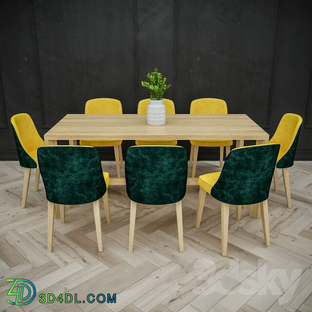 Table _ Chair - furniture set