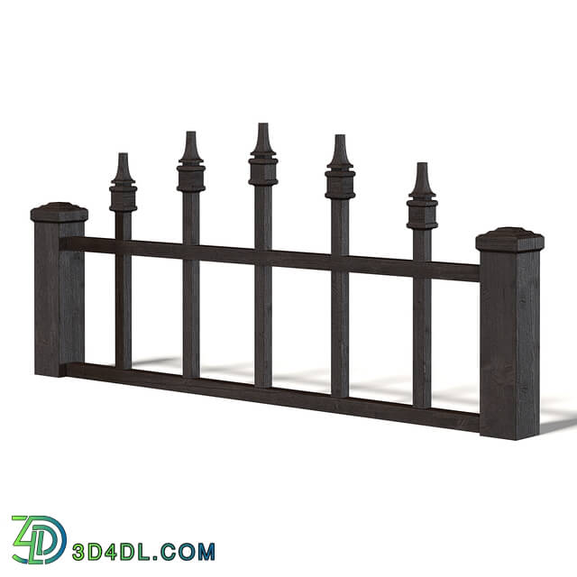 CGaxis Vol108 (16) dark wooden fence
