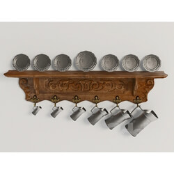 Tableware - Decorative shelf-hanger 