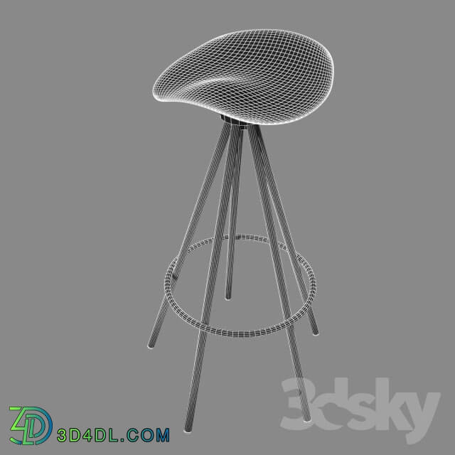 Chair - dwr jamaica barstool aluminium