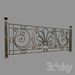Other architectural elements - Artistic forging in the style of rococo 