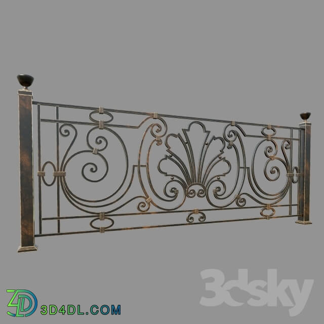 Other architectural elements - Artistic forging in the style of rococo